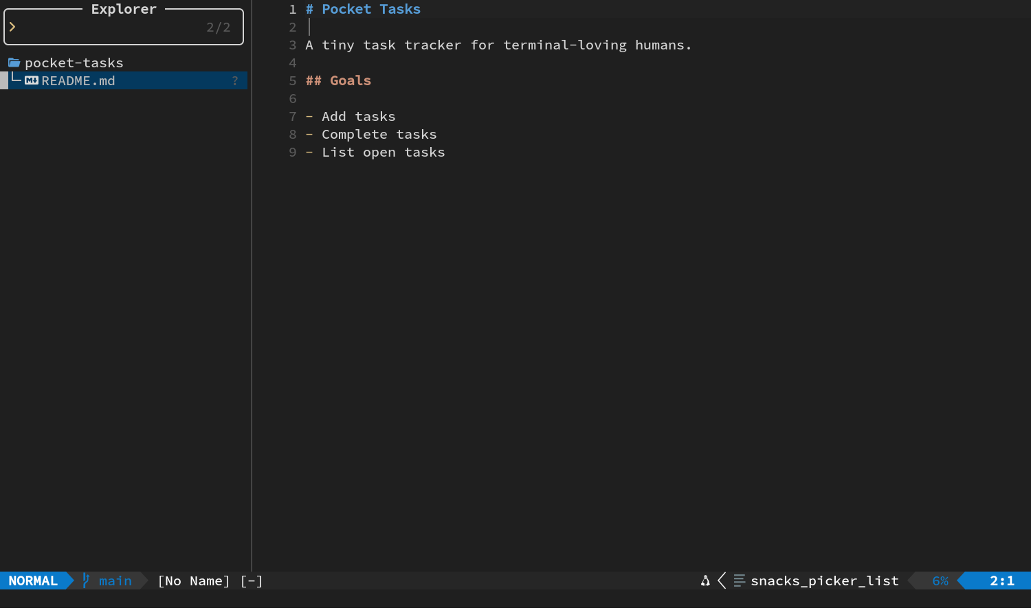 筛选后定位并高亮 README