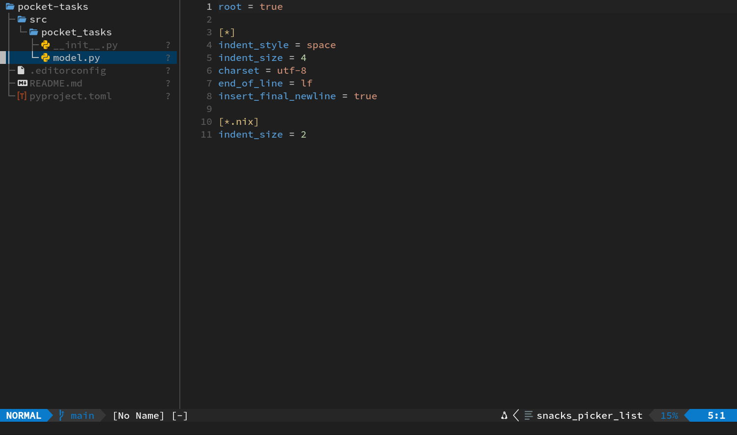 pocket_tasks 中的 init 和 model 文件
