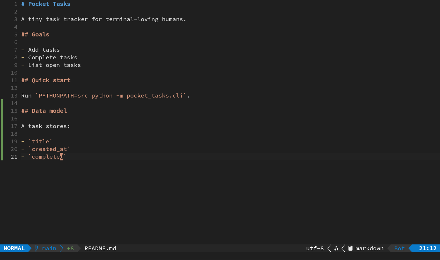 取消 Picker 后返回原来的 README