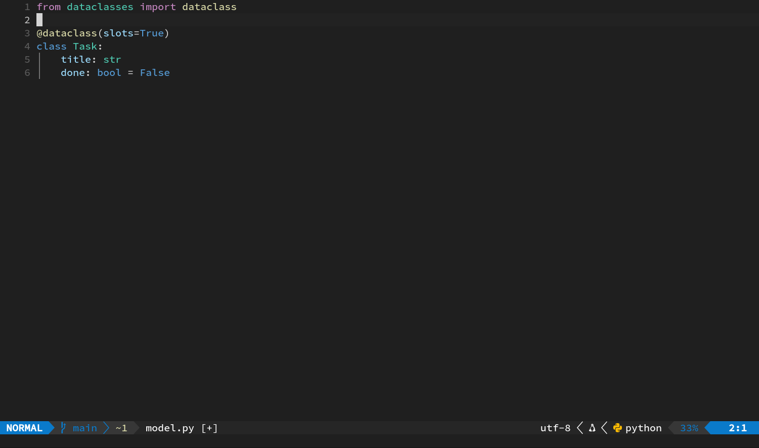 删除 model.py 中的字段和无用导入