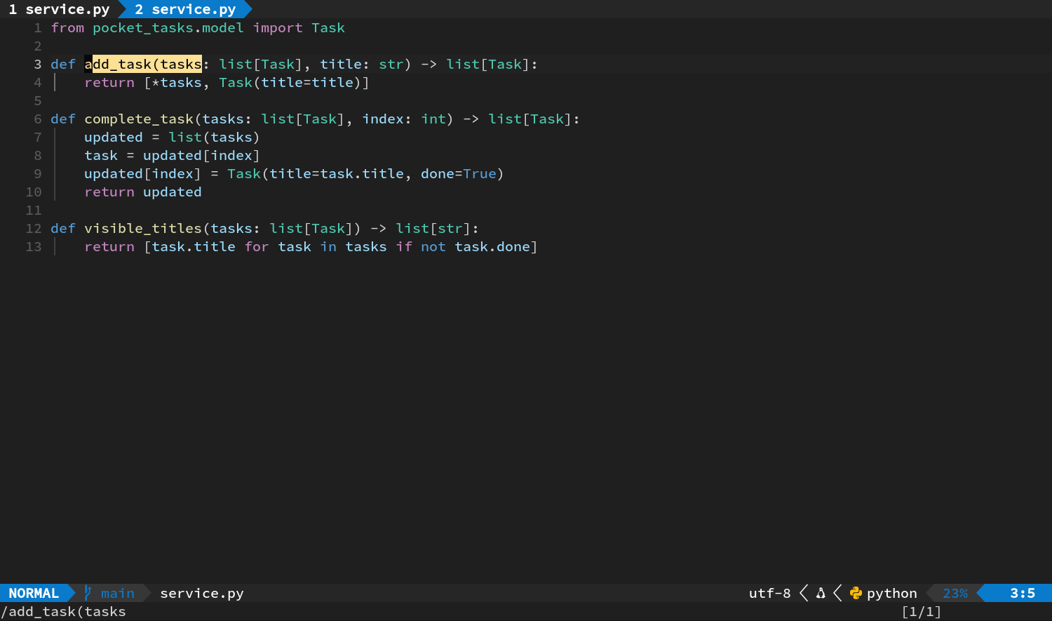 跳到 service.py 中的 add_task 定义