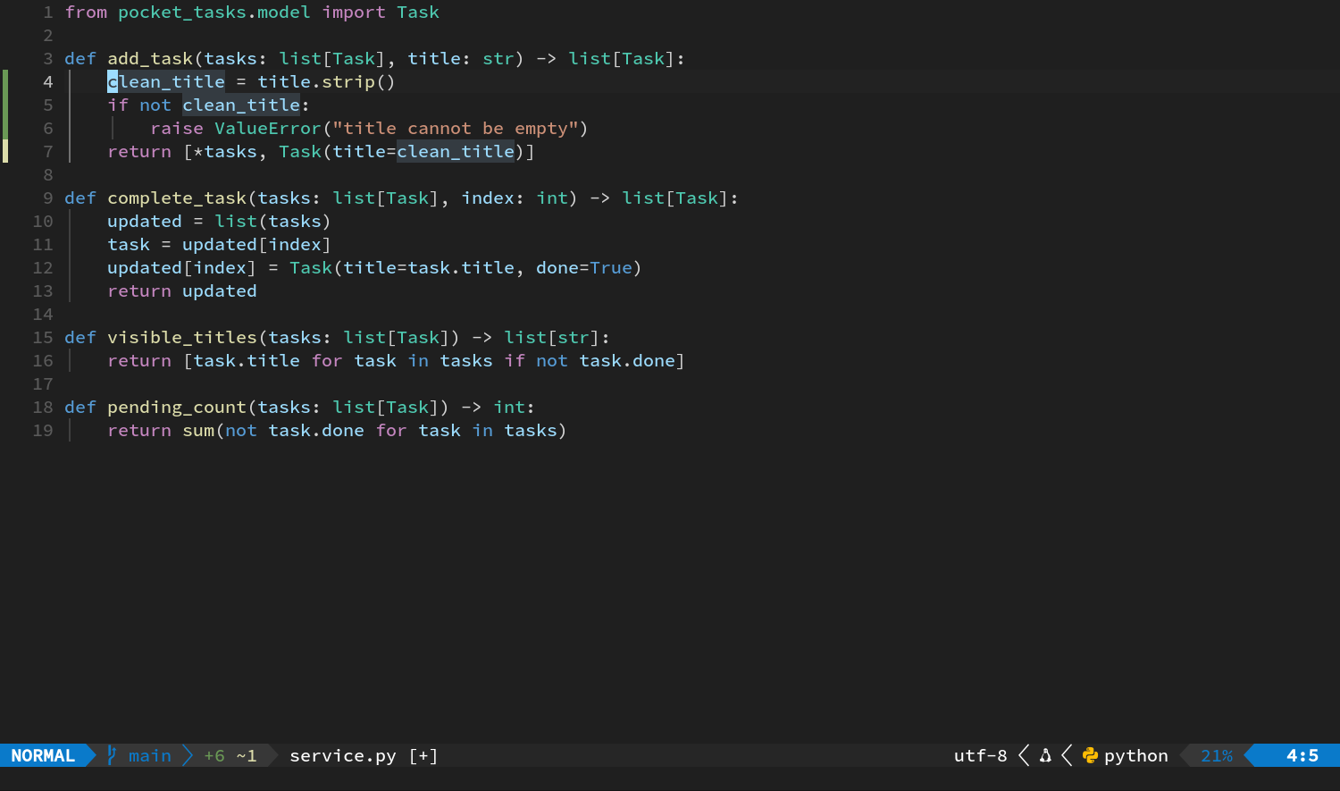 为 add_task 增加标题清理与空值检查